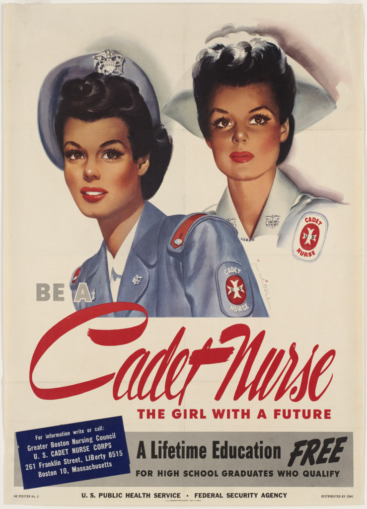Cadet Nurse recruitment poster